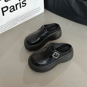 Berkin inns trendy style matt pu material slip on platform shoes