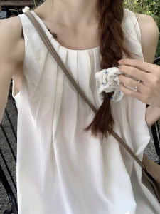 French Style Crew Neck Sleeveless Dress  Fashion Design For Women