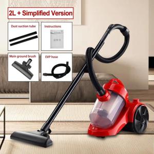 1000W Vacuum cleaner handheld household high suctionpower high power with a variety of brush heads red DryVacuum Cleaner Cyclone Vacuum Cleaner Dust Acarid DustMite Vakum Penyedut Habuk Pembersih Ham