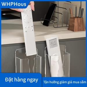 WHPHous Điều Hòa Không Khí Từ Xa Chủ Phổ Trắng Treo Tường Hộp Lưu Trữ Điều Khiển Từ Xa Chủ Điện Thoại Sạc Bracket Chủ