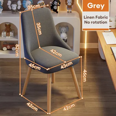 Nordic Chair 360° rotatable Chair Dining Chair with Foam Vanity Chair Study Chair Living Room Chair bedroom Chair