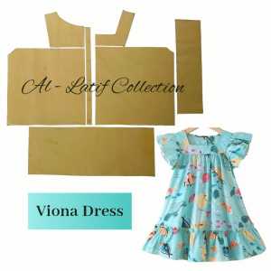 Pola Instan / Pola Jiplak VIONA DRESS