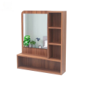 Rak Kosmetik Minimalis / Meja Hias Kamar Aesthetic Dengan Cermin Rias Tempel Dinding Gantung 60x50cm. 