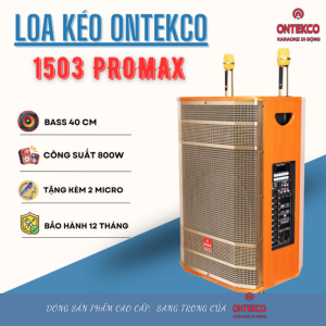 loa  kéo  ontekco  1503 bass  40 -3 đường  tiếng  tặng kèm 2 mic