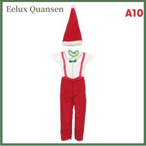 Eelux Thời Trang Giáng Sinh Ăn Mặc Trang Phục Ăn Mặc Mũ Cho 11 Inch 30Cm Quần Áo Búp Bê Cho Búp Bê Phụ Kiện