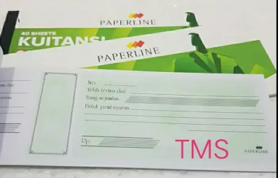 Kuitansi kecil 40 sheet merek Paperline murah