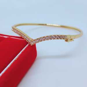 Gelang Tangan Bangle Wanita Aksesoris Fashion Awet Tahan Lama Anti Karat Cocok Untuk Harian R8-7E
