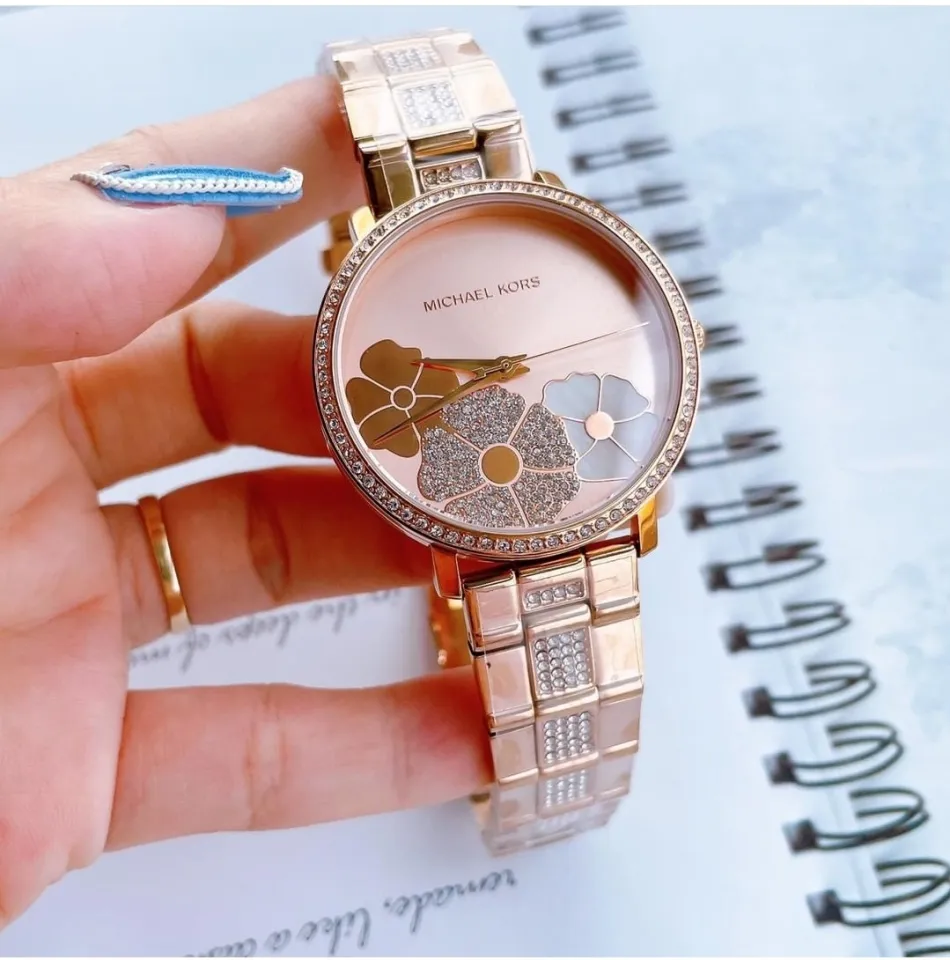 Michael kors floral best sale watch