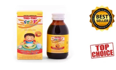 Authentic Tiki Tiki Star Lysine+Bcom+Vit A C D E Syr Fruity 60ml