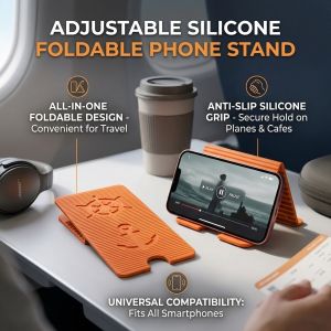 Multi-functional Adjustable Silicone Folding Stand Non-Slip Flexible Deformable Silicone Stand Desktop Multi-Angle Adjustable Stand