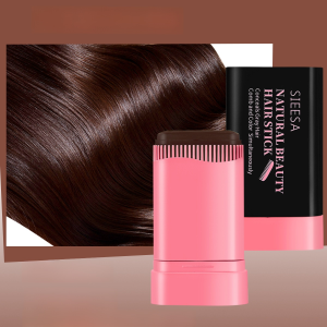 Temporary Hair Color Stick Root Touch-Up Pen Plant-Based Gray Coverage Waterproof And Sweat-Proof Hair Dye Comb Covering White Hair Hair Dye Stick Hide Bald Edges Hair Root