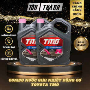 [ Combo Làm Mát ] Nước Làm Mát Động Cơ Màu Hồng Chính Hãng Toyota - TMO (4 Lít) + Súc két nước BG