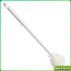 Nexlent Silicone Cleaning Cup Brush 360° Easy to Clean Long Handle Jar Brush