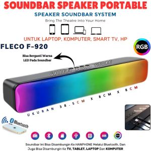 Termurah~Speaker TV Full Bass Laptop Komputer HP SOUNDBAR FLECO F-528 / F-508 / F-1607 / SN-552 BT / F-920 Speaker USB Komputer | Salon Aktif Super Bass | Speaker Aktif Super Bass | Speaker Smart TV | Speaker Laptop | Speaker PC Murah | Gallery Audio
