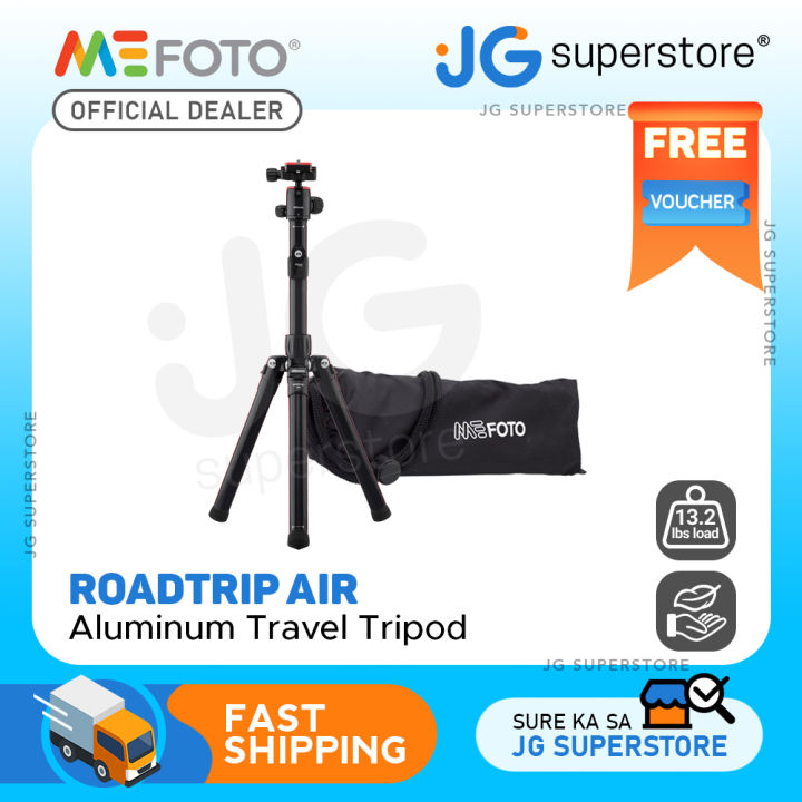 Mefoto RoadTrip Air Tripod and Selfie Stick in One Kit (Silver, Black ...