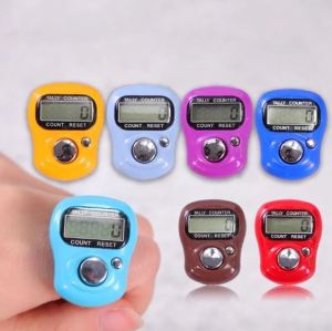 Tasbih Digital ELektronik Mini LED Alat Hitung Dzikir Warna Lengkap Murah Finger