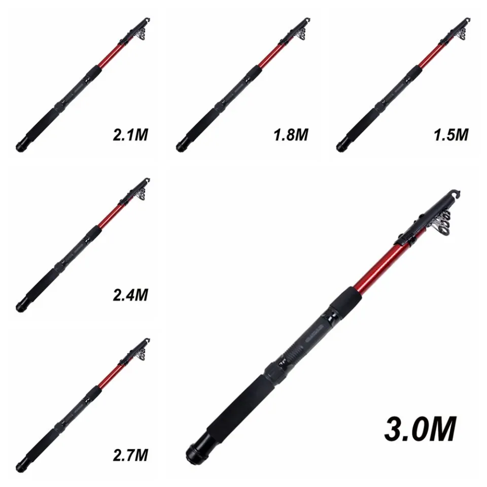 YH4F Winter Spinning Carbon Material Fiberglass Pen Pole Retractable  Telescopic Fishing Rod