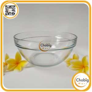 CHOBIG Mangkuk Kaca 1600ml Bening Mangkok Sayur Salad Besar KIG STB