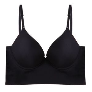 FallSweet Women Low Back Bras Seamless Thin Cup Bralette Deep U Backless Brassiere Invisible Underwear Small Chest Lingerie