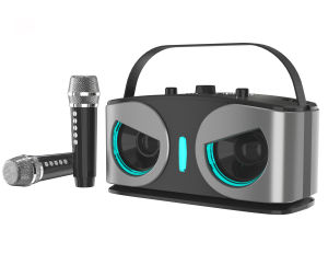 Znw 2025 newmsnr Mới 20W nhà Loa Bluetooth Karaoke Hiệu ứng âm thanh karaoke không dây tất cả trong một máy micro kép Bluetooth 5.3 âm thanh nhà TV KTV Owl Karaoke thông minh Loa bluetooth âm thanh stereo Karaoke âm thanh vòm