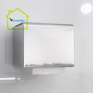 ( Dán Tường ) Hộp Đựng Giấy Vệ Sinh Nhà Tắm INOX SUS304 Chính Hãng SHINRAI