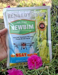 [TRUNG THIEN THINH] Trừ đạo ôn lá đạo ôn cổ bông trên lúa nếp KENNEDY 75WP hiệu NEWBIM gói 100 gram