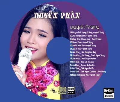 CD LOSSLESS CAO CẤP DUYÊN PHẬN QUỲNH TRANG BORELO 14 CA KHÚC HAY NHẤT MỚI PHÔI PHONO R BINH DUONG MEDIA PHÁT HÀNH