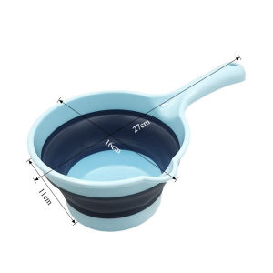 Silicone Multi Use *SIL WATER DIPPER* Foldable Collapsible Water Scoop Ladle..