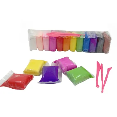 Super Lightweight Air Dry Modeling Clay Kit ( 12/24/36 Colors ) Light Weight Clay Foam Clay