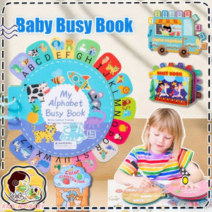 Montessori Busy Book Sensory Toys Educational Toddler Activity Bag Quiet Book Mainan Edukasi Anak