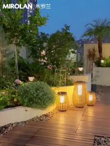 Solar Outdoor Light Garden Light Garden Layout Floor Lamp Villa Lawn Light Waterproof Outdoor Terrace Atmosphere Light