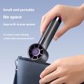 Home DING 8000mAh bladeless handheld mini fan Portable high-speed rechargeable turbo fan with 100 super speeds, Baby won't be afraid of the heat in summer #XFS02. 