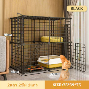 สินค้าอยู่ในไทย พร้อมส่ง😺กรงแมวขนาดใหญ่ คอกน้องแมว คอกกรงสัตว์เลี้ยง DIY คอกกรงแมวและสุนัข คอกสัตว์เลี้ยง กรงหมา ประกอบง่าย ทนนาน จัดเก็บสะดวก กรงแมวราคาถูกๆ