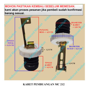 DFA12 DRAIN VALVE MESIN CUCI SET / VALVE DRAIN / KARET PEMBUANGAN MESIN CUCI 212