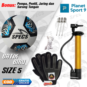 BOLA SEPAK UNTUK ANAK MURAH SIZE 5 BONUS POMPA PENTIL JARING DAN SARUNG TANGAN