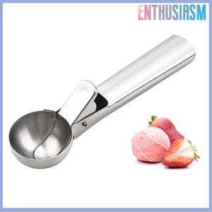 【Enthusiasm】🌟🌟【Hot Sale】🎈 Ice Cream Scoops Stainless Steel Ice Cream Digger Non-Stick Fruit Ice Ball Maker Watermelon Ice Cream Spoon Tool