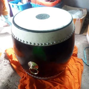 กลองเพล หน้า17นิ้ว แถม ฟรี ไม้ตี 1 คู่ หนังควาย ช่างเอกชัยรับซ่อมกลองเพลเปลี่ยนหนังกลองเพล