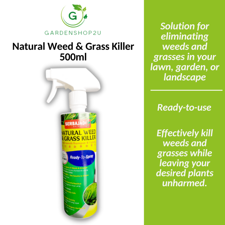 Natural Weed and Grass Killer| Organic Grass Killer| Lawn Grass Killer ...