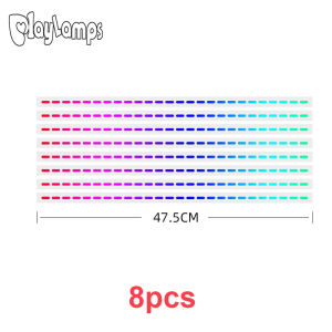 Car Self-adhesive Moulding Trim Car Interior Exterior Reflective Decoration Line DIY Night Driving Safety Luminous Strip