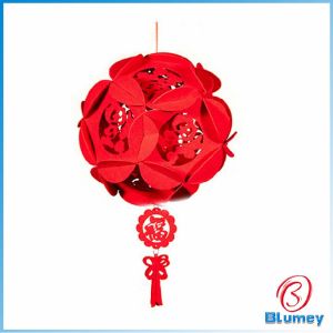 Blumey โคมแดง สไตล์จีน แขวนสวัสดีปีใหม่ ให้โชค สำหรับแขวนตกแต่งเทศกาลฤดูใบไม้ผลิ Red Lantern