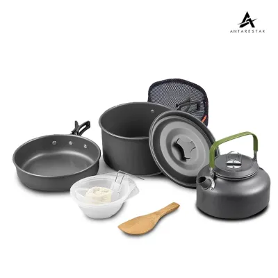 ANTARESTAR Official - Cooking Set DS 308 Nesting Multifungsi Panci Camping Hiking outdoor Alat Masak Camping