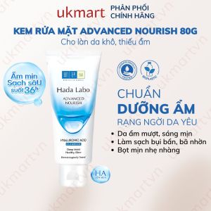 Kem Rửa Mặt Dưỡng Ẩm Hada Labo Advanced Nourish Hyaluronic Acid Cleanser 80gr