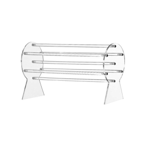 Tiết kiệm không gian Headband Giá trưng bày dễ dàng để làm sạch Acrylic Headband hiển thị đứng tổ chức cho những dịp khác nhau