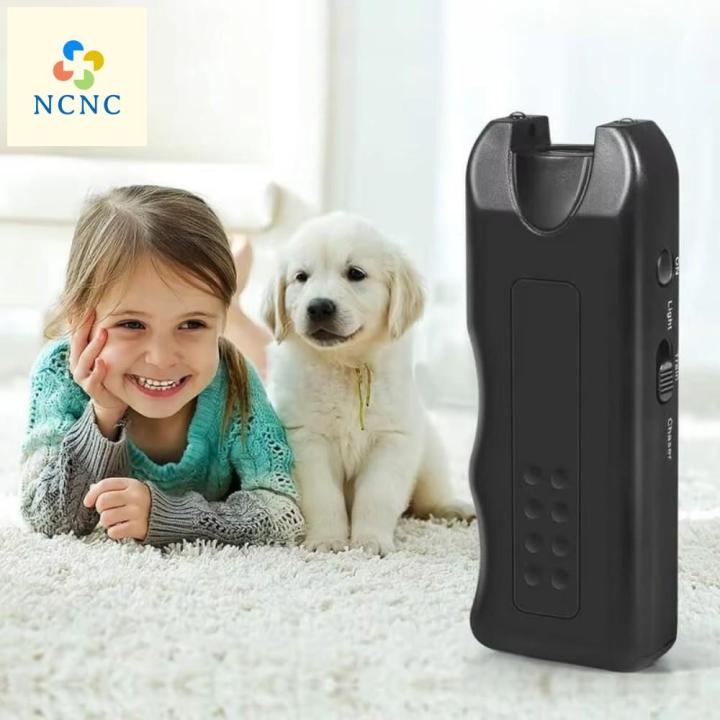 NCNC 3 trong 1 Máy xua đuổi chó siêu âm Chạy bằng pin Đèn LED Dụng cụ ...