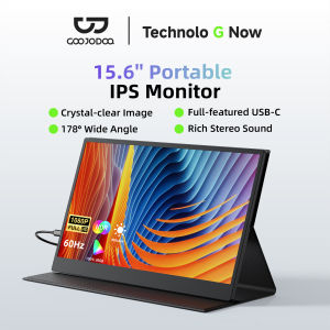 [SALE TẾT 7-14.1] Màn hình di động GOOJODOQ 15.6 14 Inch 1920*1080P FHD IPS USB-C HDMI Portable Monitor Cho Laptop máy tính điện thoại máy chơi game PS4