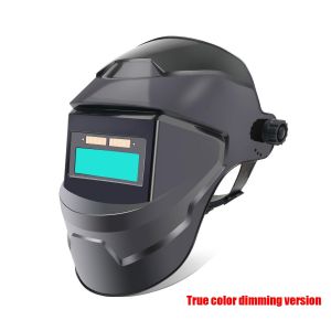 【24 hours delivery】Welding Mask Auto Darkening Automatic Dark Welding Helmet Full Face Shield Welding Eye Glasses Solar True Color Power Welding Tools