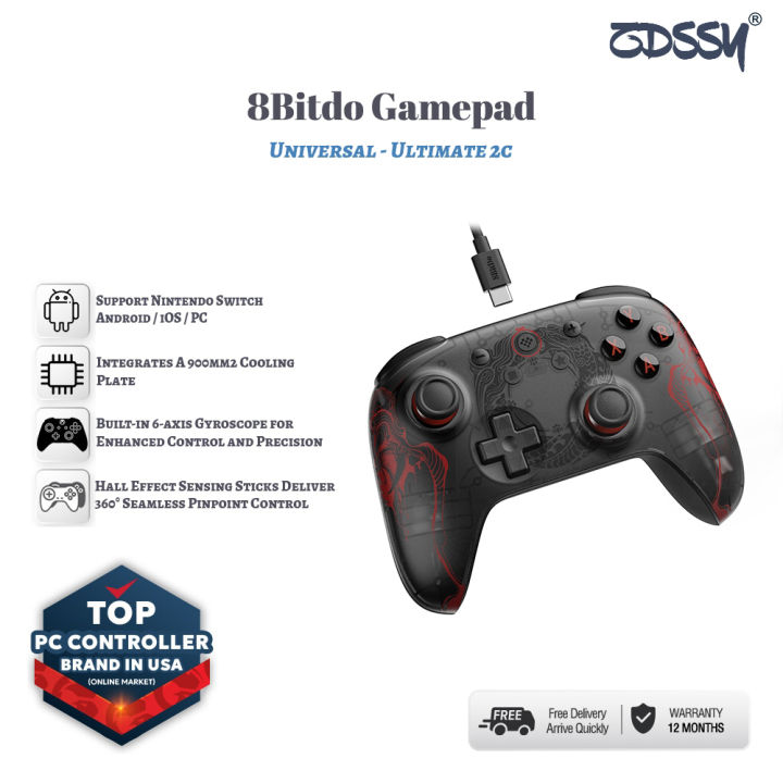 8bitdo Ultimate 2 Bluetooth Pc 8Bitdo Ultimate 2C Wireless Controller ...