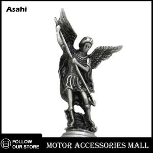 💖💓【Special price】💖💓Asahi Motor รูปปั้นคริสเตียนนักบุญไมเคิลเทวทูตเพื่อเอาชนะผู้พิทักษ์ซาตานอัลลอยอัลลอยด์สังกะสีสำหรับตั้งโต๊ะบนโต๊ะในบ้าน