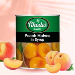 Đào Ngâm Rhodes 825g - Đào Hộp Nhập Khẩu Nam Phi Thơm Ngon Tiện Lợi