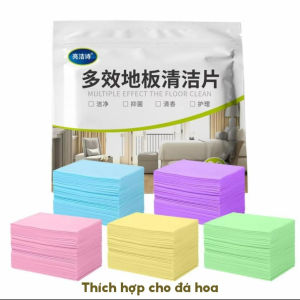 combo (150 miếng) Tấm Lau Sàn Hòa Tan Đa Năng Kháng Khuẩn Sạch Bóng Mọi Loại Sàn